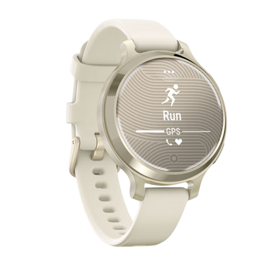 Garmin Lily 2 Active Fitness Smartwatch - Lunar Gold / Bone Silicone 