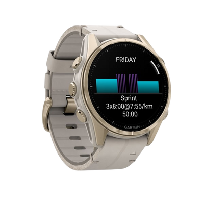 Fenix 8 43mm Soft Gold - left