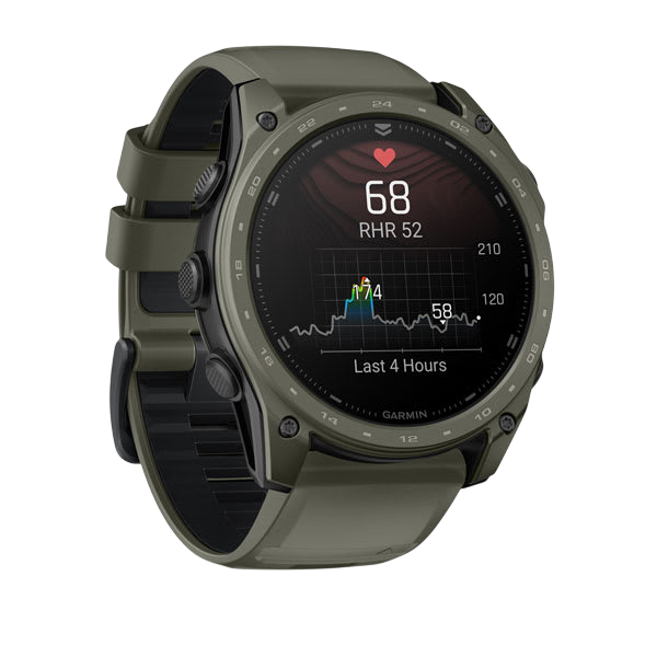 Garmin Tactix 8 Cerakote Olive Drab - left face