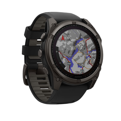 Fenix 8 51mm Solar Carbon Gray - left