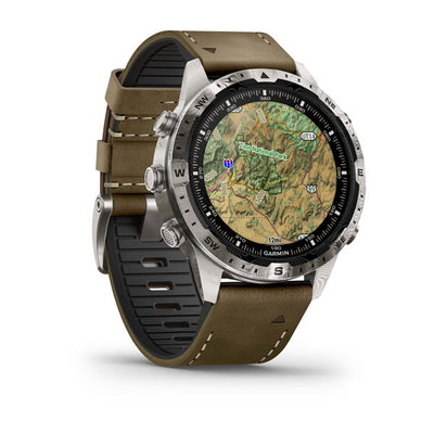 Garmin Marq Gen 2 Premium Hybrid Smartwatch - Adventurer Damascus Steel 