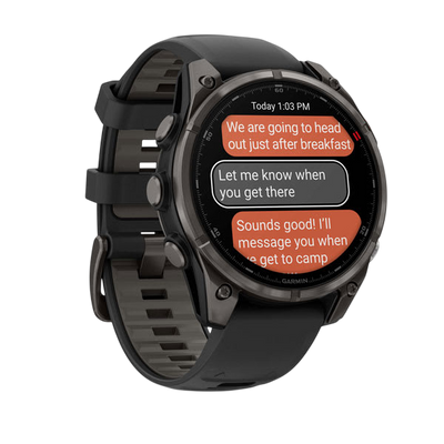 Fenix 8 Pro 47mm Carbon Grey - left