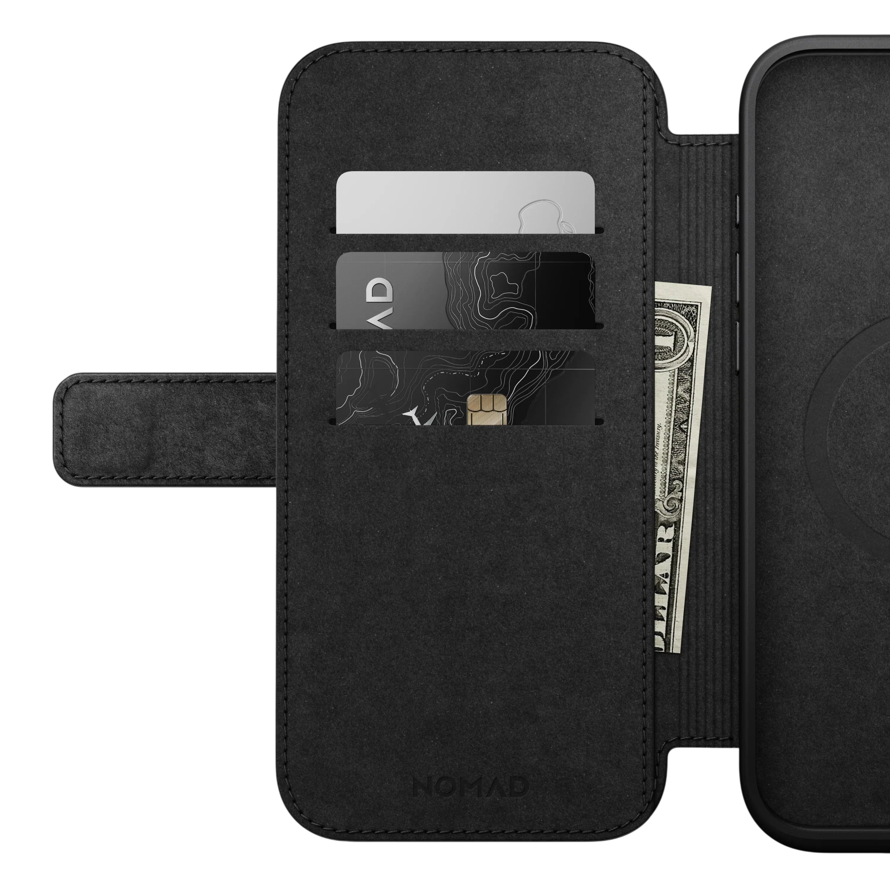 حافظة Nomad Modern Leather Folio لهاتف iPhone 16 Pro Max - تان إنجليزي