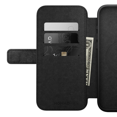 حافظة Nomad Modern Leather Folio لهاتف iPhone 16 Pro Max - تان إنجليزي