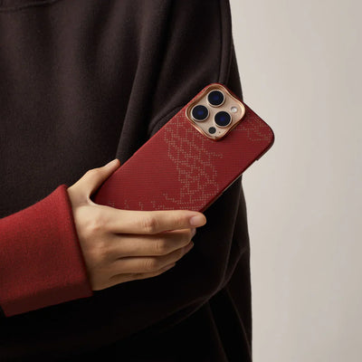 Pitaka حافظة منسوجة Snake Ridge (إصدار محدود) Tactile Woven لهاتف iPhone 16 Pro