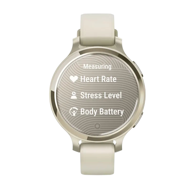 Garmin Lily 2 Active Fitness Smartwatch - Lunar Gold / Bone Silicone 