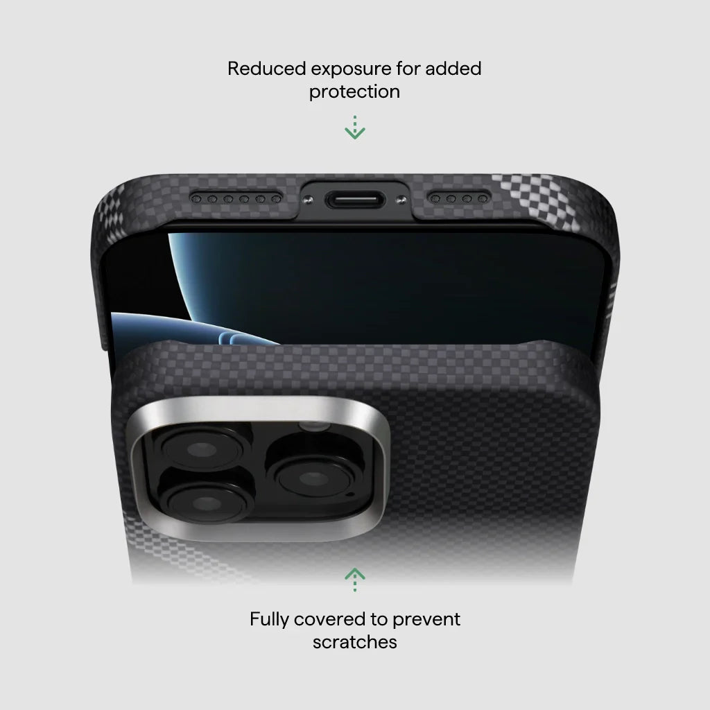 حافظة Pitaka Re-TROS Tactile Woven لهاتف iPhone 16 Pro