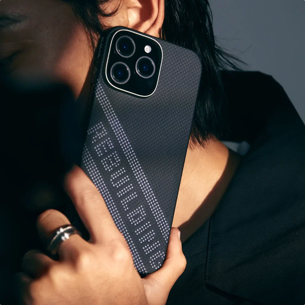 حافظة Pitaka Re-TROS Tactile Woven لهاتف iPhone 16 Pro