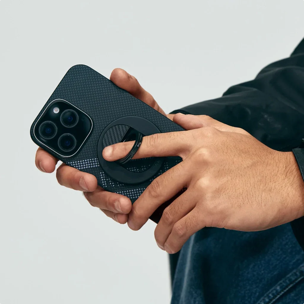 حافظة Pitaka Re-TROS Tactile Woven لهاتف iPhone 16 Pro