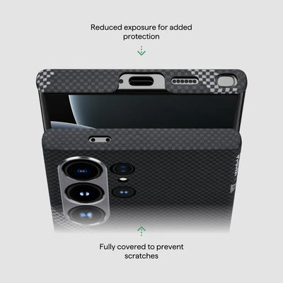 حافظة Pitaka Re-TROS Tactile Woven لهاتف iPhone 16 Pro