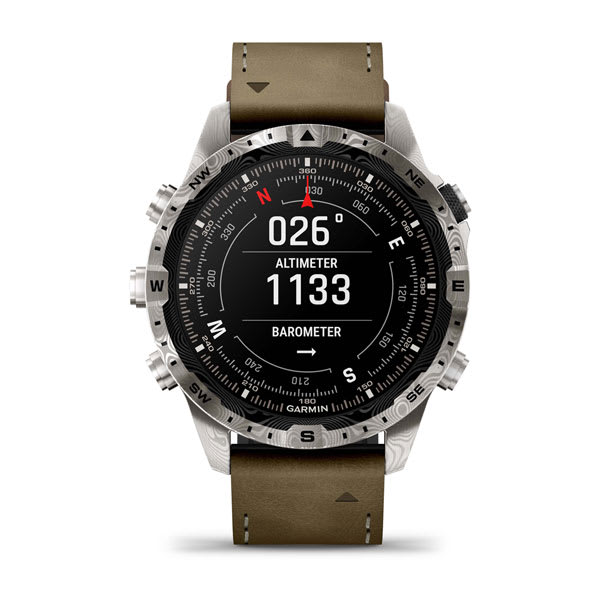 Garmin Marq Gen 2 Premium Hybrid Smartwatch - Adventurer Damascus Steel 