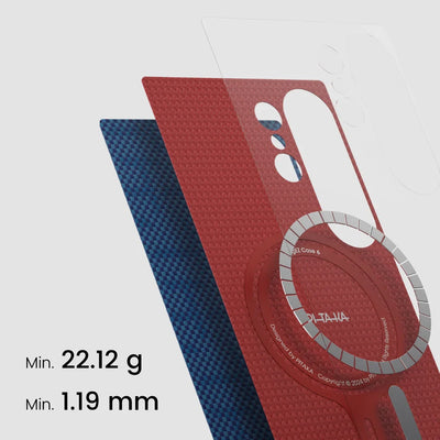 Pitaka حافظة منسوجة Monogram Tactile Woven لهاتف Samsung Galaxy S24 Ultra