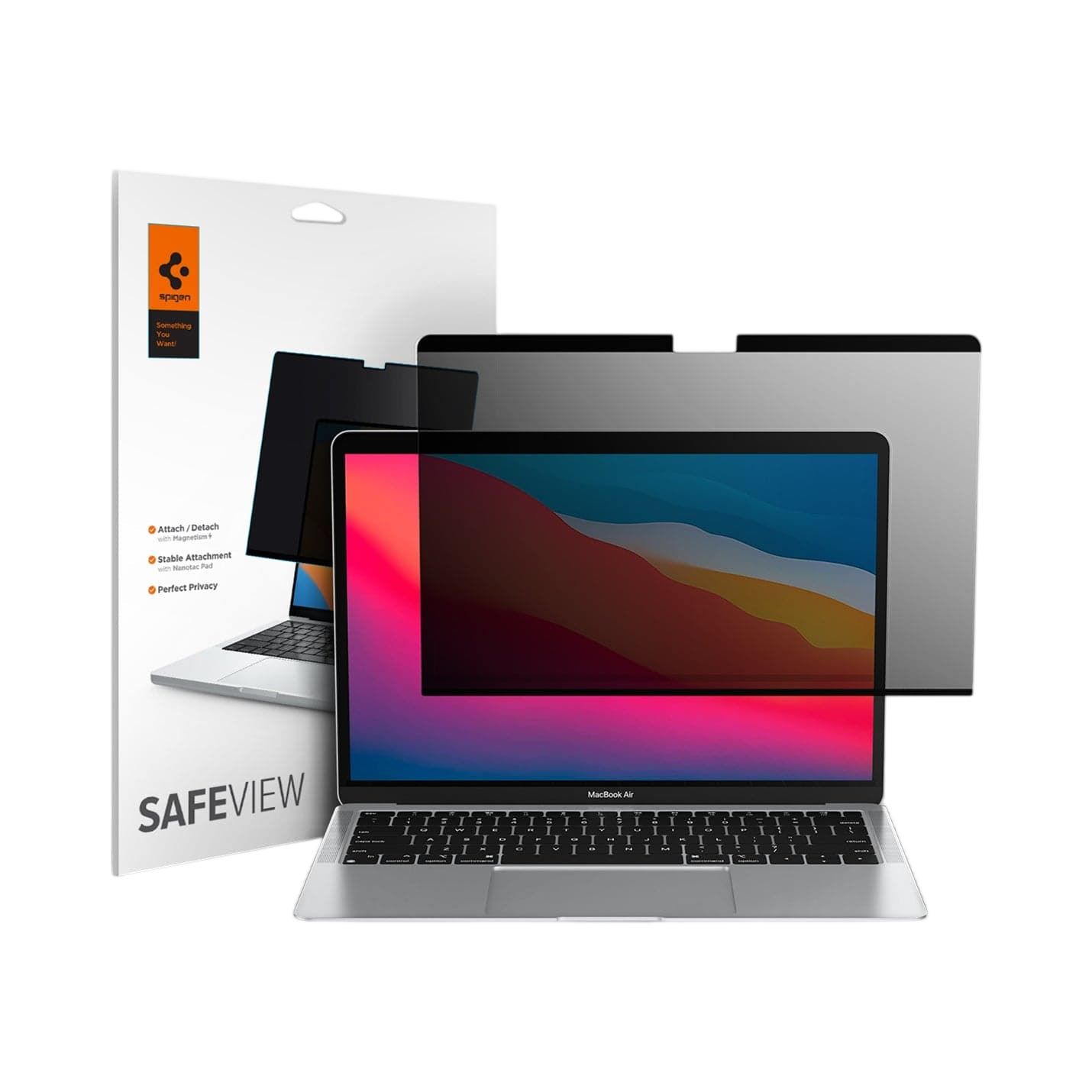 Spigen Safe View Privacy Screen Protector for MacBook Pro  (M5 / M4 / M3 / M2 / M1)