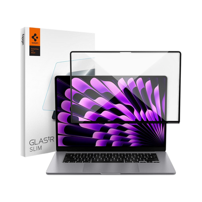 Spigen GLAS.tR SLIM Screen Protector for MacBook Air (M5 / M4 / M3 / M2) - MacBook Air 15-inch 