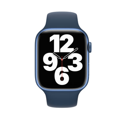 سوار Apple الرياضي 45مم أزرق Abyss - مقاس عادي