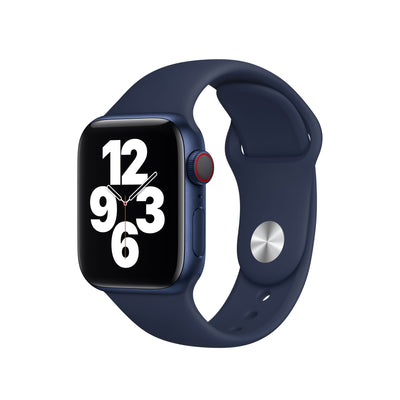 سوار Apple الرياضي كحلي داكن – 41 / 40 مم مقاس عادي