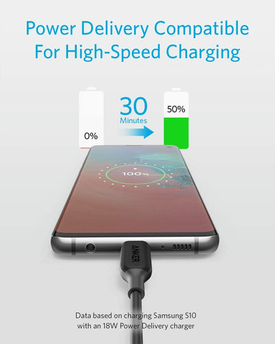 Anker PowerLineIII USB-C to USB-C 60W Cable - Black with 18 months official warranty