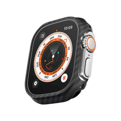 Pitaka Air Case for Apple Watch Ultra 2 / Ultra 1 - Black/Grey (Twill)