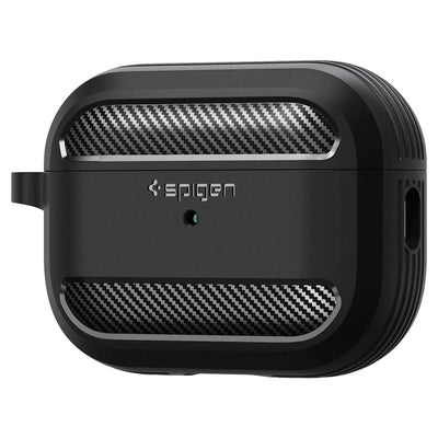 Spigen Rugged Armor Case for Apple AirPods Pro 2  -  Matte Black