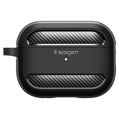 Spigen Rugged Armor Case for Apple AirPods Pro 2  -  Matte Black