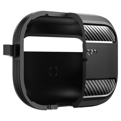 Spigen Rugged Armor Case for Apple AirPods Pro 2  -  Matte Black