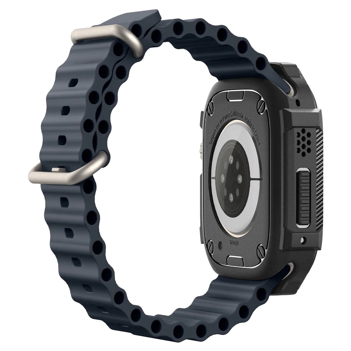 Spigen Rugged Armor Case for Apple Watch Ultra 2 / Ultra 1 (49mm) - Matte Black