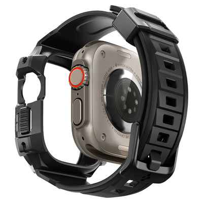 Spigen Rugged Armor Pro Case for Apple Watch Ultra 2 / Ultra 1 (49mm) - Black