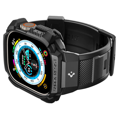 Spigen Rugged Armor Pro Case for Apple Watch Ultra 2 / Ultra 1 (49mm) - Black